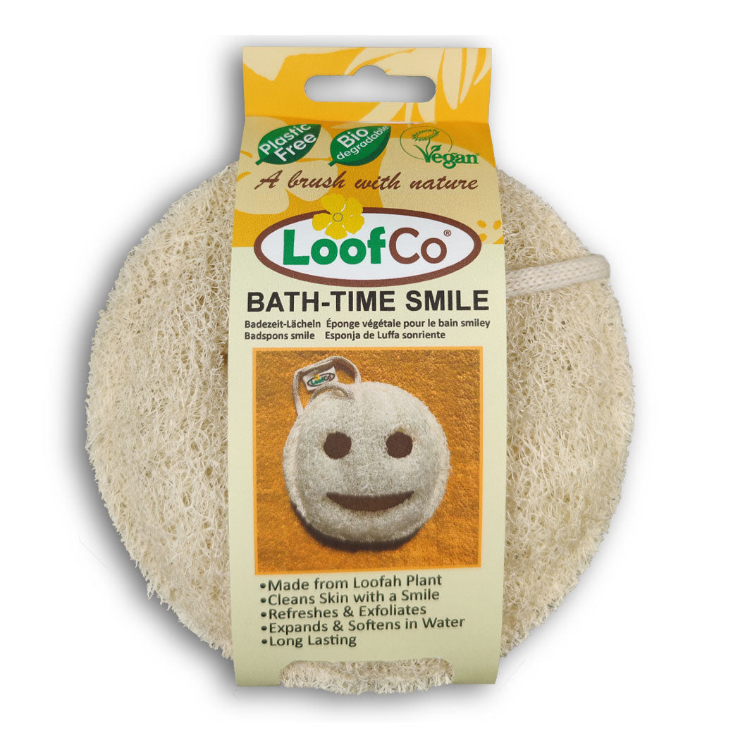 LoofCo Bath Time Smile Loofah - Life Before Plastic
